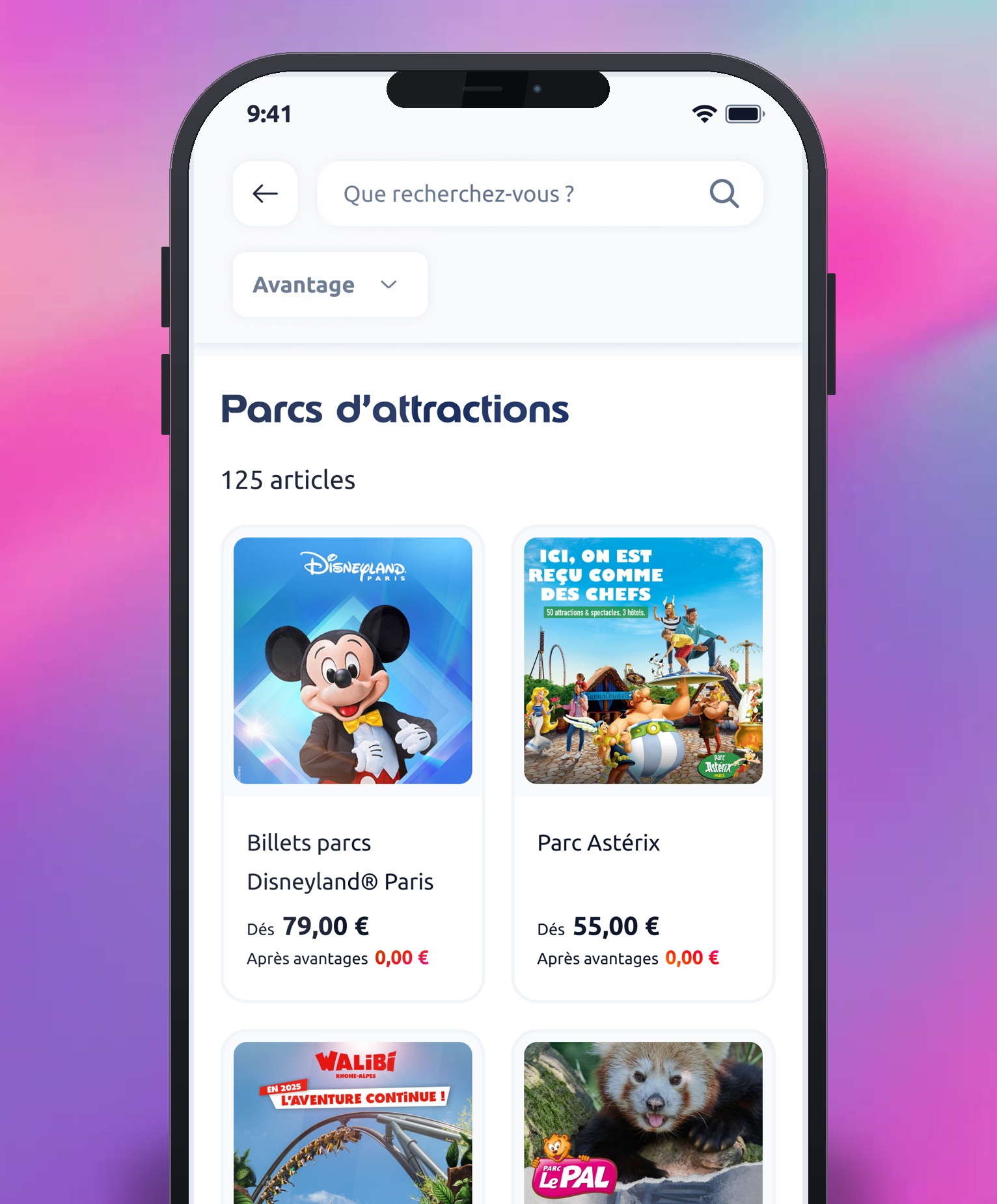 Nouveau catalogue Parcs d'attractions
